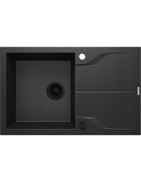Zlewozmywak jednokomorowy Deante Andante granit czarny