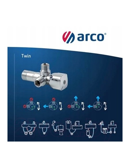 Zawór kulowy Arco 1/2' GZ CQ4105