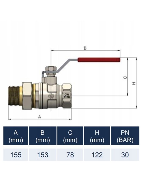 Zawór kulowy Arco 2''GW/GZ 754208