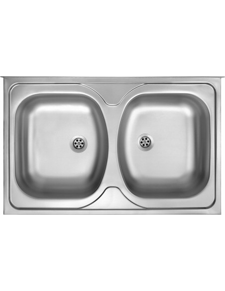 Zlewozmywak dwukomorowy Deante stal srebrny ZM5_020N