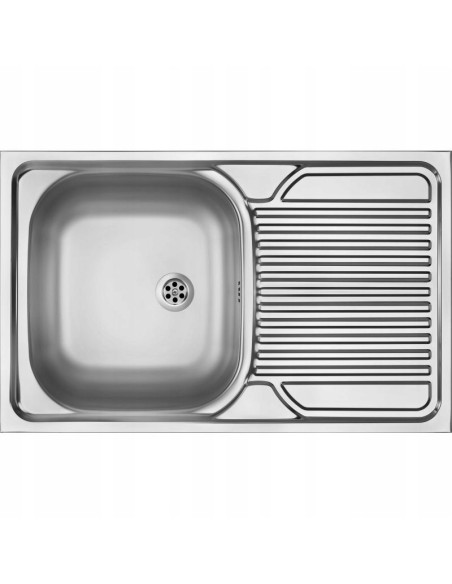 Zlewozmywak jednokomorowy Deante TANGO stal srebrny