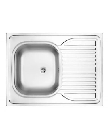 Zlewozmywak jednokomorowy Deante Tango stal srebrny ZM60110
