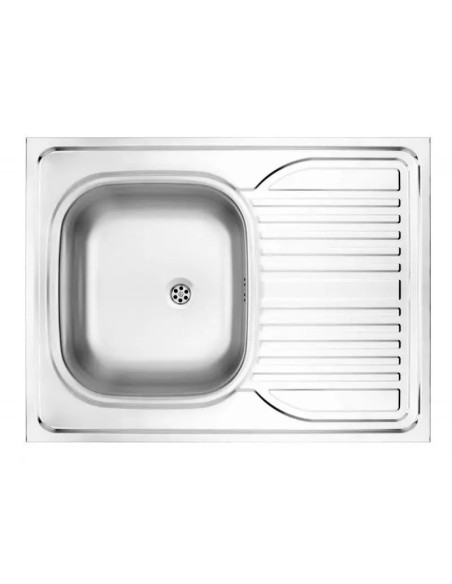 Zlewozmywak jednokomorowy Deante Tango stal srebrny ZM60110