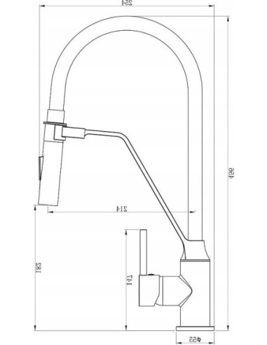 Invena Bateria kuchenna stojąca Terra biała BZ-54-L02-D
