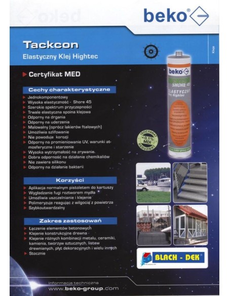 Uszczelniacz Beko biały 310 l 2403101