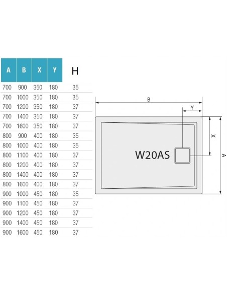 SanSwiss Brodzik prostokątny livada biały 90x120cm W20AS09012004