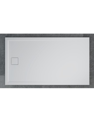 SanSwiss Brodzik prostokątny livada biały 90x120cm W20AS09012004