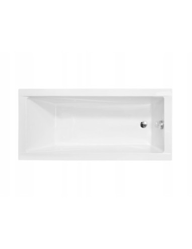 Wanna prostokątna akrylowa Besco MODERN odpływ z boku 140 x 70 cm