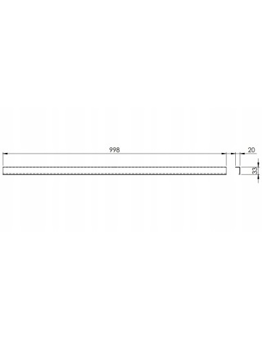 Elita uchwyt meblowy look 100 chrom RE121000010040