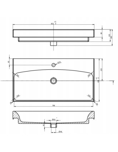 ELITA UMYWALKA LUNA RE145076