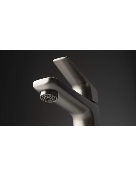 Bateria umywalkowa stojąca Deante Blur titanium BQL_D20M