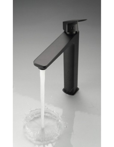 Bateria umywalkowa stojąca Deante Blur Nero czarny BQL_N20K