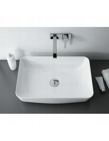 Umywalka Nablatowa Elita Nomia biały RE040500058060