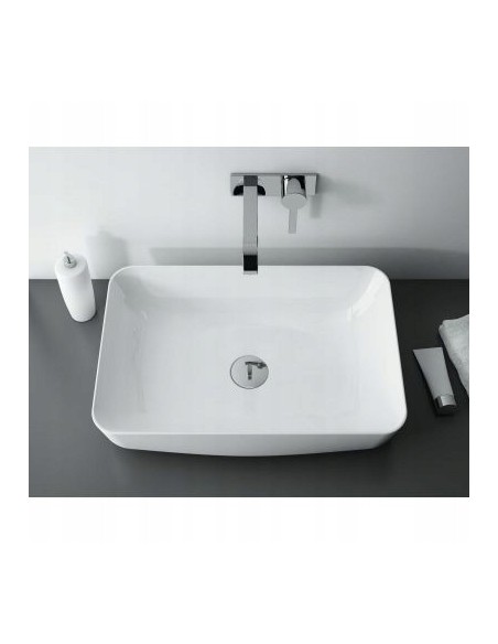 Umywalka Nablatowa Elita Nomia biały RE040500058060