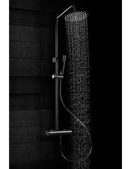 Zestaw prysznicowy natynkowy Deante ARNIKA czarny NAC_N1QK