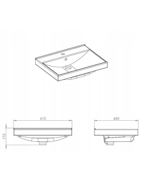 Szafka Elita Look biała RE010601028060