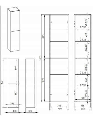 ELITA SŁUPEK ŁAZIENKOWY RE030400168060