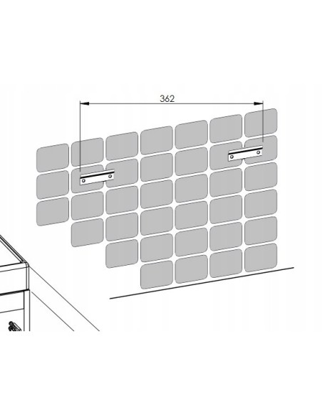 Zestaw szafka z umywalką Elita Young Basic 40cm RE163068008060