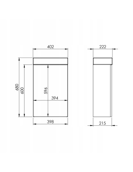 Zestaw szafka z umywalką Elita Young Basic 40cm RE163068008060