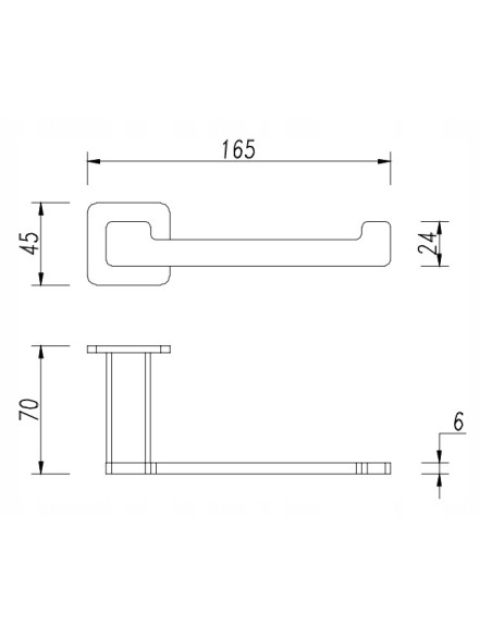 Uchwyt na papier toaletowy grafit szczotkowany Omnires Nelson NL80510GR