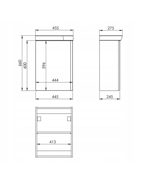 ELITA ZESTAW SPRING 45CM BIAŁY RE020450138060