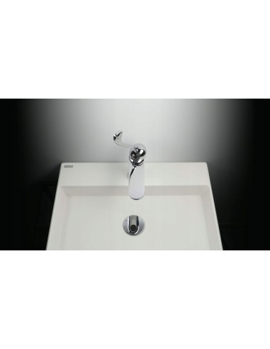 Korek z przelewem klik-klak okrągły Deante srebrny NHC_010U