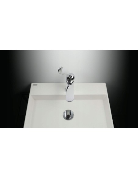 Korek z przelewem klik-klak okrągły Deante srebrny NHC_010U