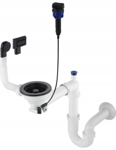 Deante Syfon do zlewozmywaka granitowego 1-k - Space-Saver ZXY_N972