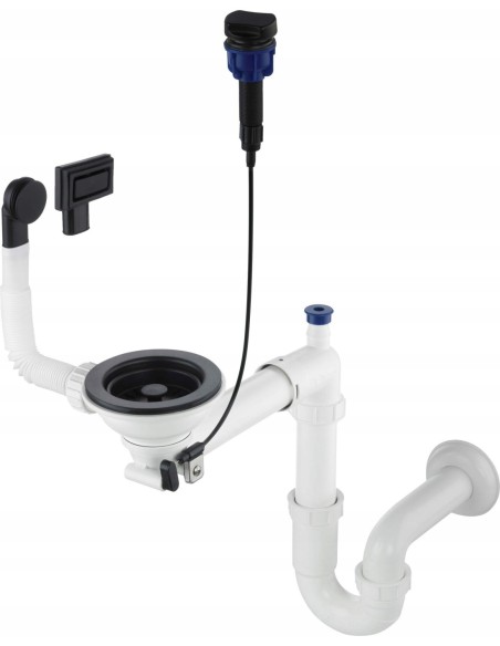 Deante Syfon do zlewozmywaka granitowego 1-k - Space-Saver ZXY_N972