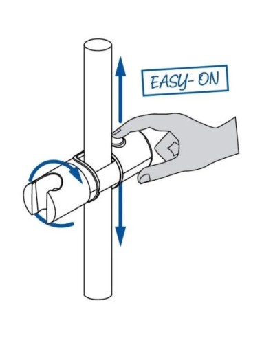 UCHWYT SŁUCHAWKI DEANTE NA DRĄŻEK CHROM ANM_021U