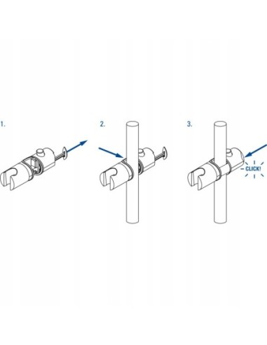 UCHWYT SŁUCHAWKI DEANTE NA DRĄŻEK CHROM ANM_021U