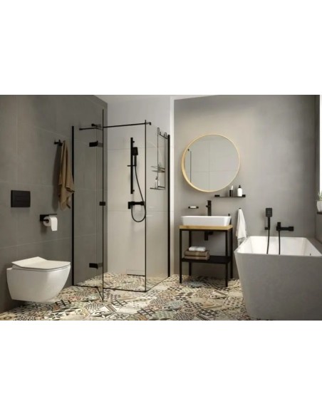 Haczyk Deante Nero czarny pojedynczy ADM_N111