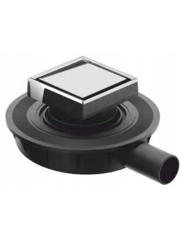 Wpust prysznicowy odpływ stal nierdzewna 10x10 bonomini 4,5 cm 6310MX40S9