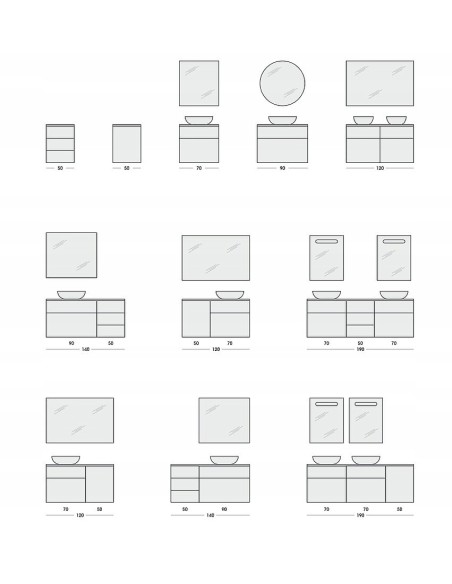 ELITA LOFTY KOMODA Z KOSZEM 50 BIAŁA RE080500028060