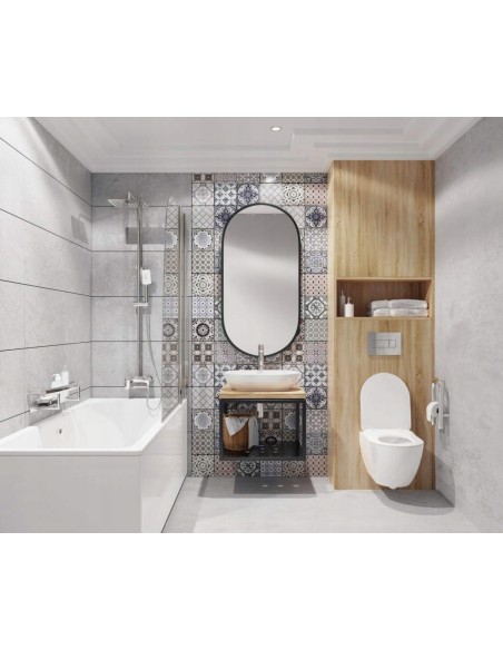 Miska podwieszana WC Deante Peonia z deską CDED6ZPW