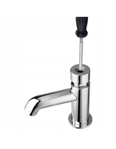 Bateria umywalkowa stojąca Ferro Presstige II chrom Z201R