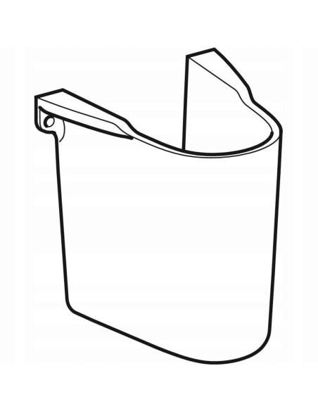 PÓŁPOSTUMENT DO UMYWALEK GEBERIT SELNOVA BIAŁY 500.329.01.7