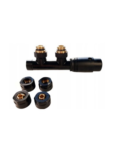 Invena zestaw termostatyczny zespolony Prov czarny CZ-91-015-S