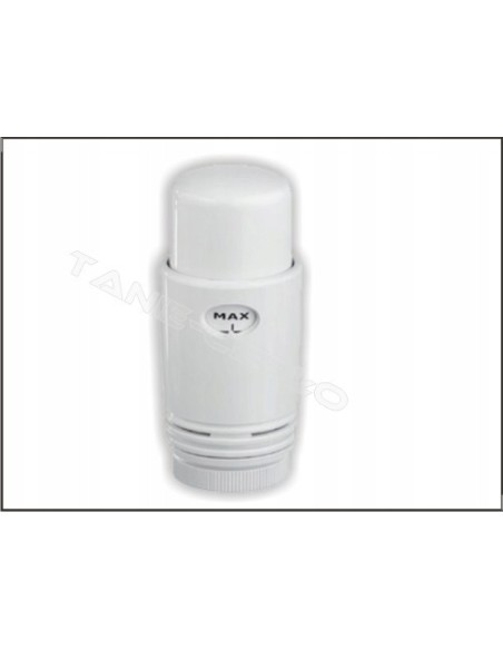 Zestaw termostatyczny osiowy Invena biały z przyłączami 1/2 CD-25-B15-S