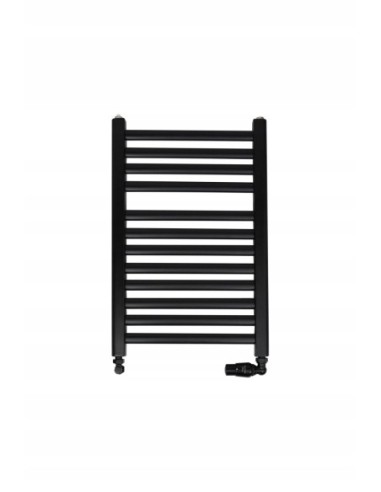 KOMPLET TERMOSTATYCZNY OSIOWY kątowy CZARNY MAT CD-25-C15-S