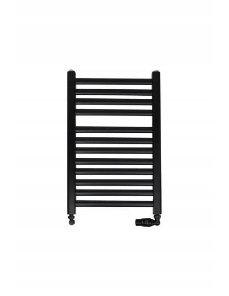 KOMPLET TERMOSTATYCZNY OSIOWY kątowy CZARNY MAT CD-25-C15-S