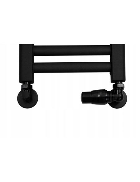 KOMPLET TERMOSTATYCZNY OSIOWY kątowy CZARNY MAT CD-25-C15-S