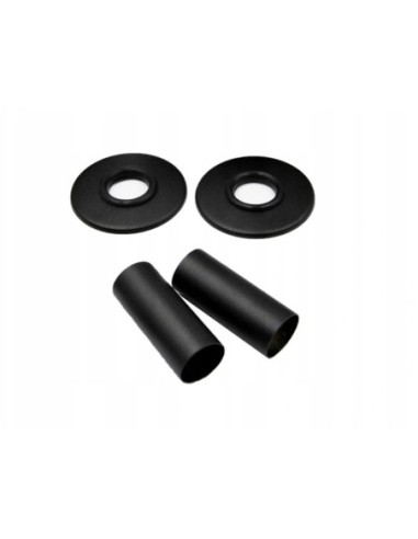 KOMPLET TERMOSTATYCZNY OSIOWY kątowy CZARNY MAT CD-25-C15-S