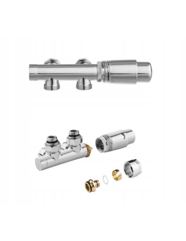 Zestaw do przełożenia zaworu grzejnikowego Invena chrom CZ-88-015-S