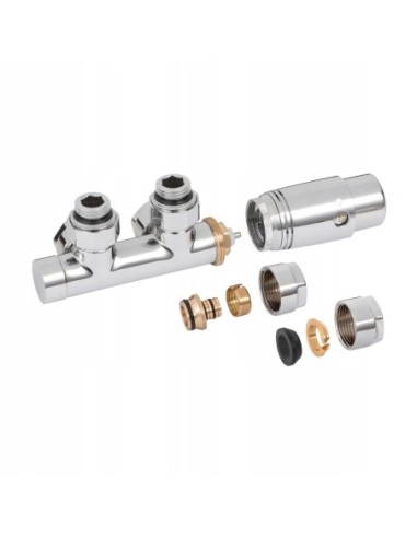 Zestaw do przełożenia zaworu grzejnikowego Invena chrom CZ-88-015-S