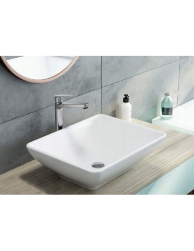 Bateria umywalkowa stojąca Deante Jasmin srebrny BGJ_021K