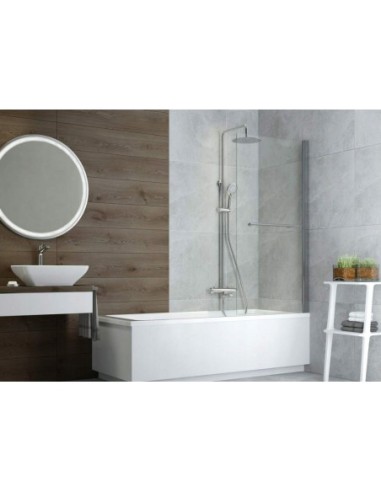 Bateria umywalkowa stojąca Deante Jasmin srebrny BGJ_021K