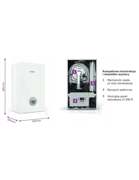 Bosch kocioł condens GC1200W 24C 5,2-26,5 kW 2-funkcyjny / 7-736-902-941