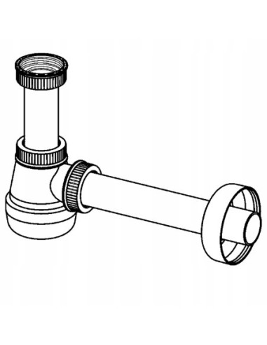 Viega Półsyfon Umywalkowy butelkowy bidet niski 32 mm 703288