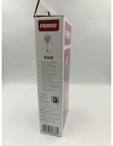 Rączka natrysku słuchawka prysznicowa 3 funkcyjna CORTINA S340 Ferro